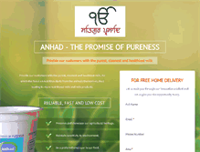 Tablet Screenshot of amritdairy.com